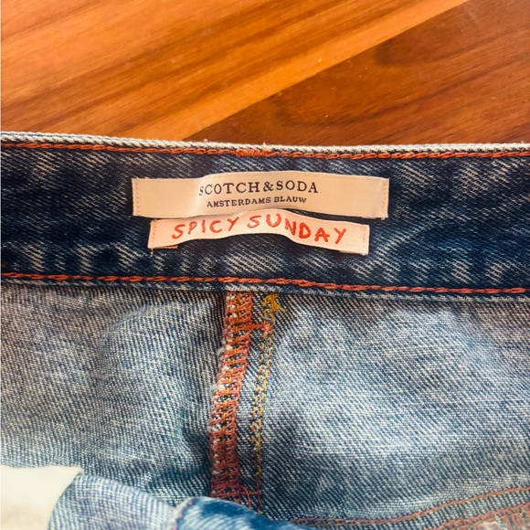 Scotch & Soda Spicy Sunday Denim Mini Skirt S - Picture 7 of 8